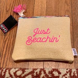 Just beachin beach bag